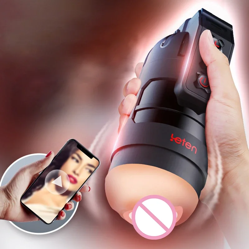 Фото Автоматический мастурбатор Bondage Bd для мужчин, Bluetooth 18 Plus, игрушки для взрослых, искусственное влагалище для мастурбации, мужские игрушки для мастурбации №2