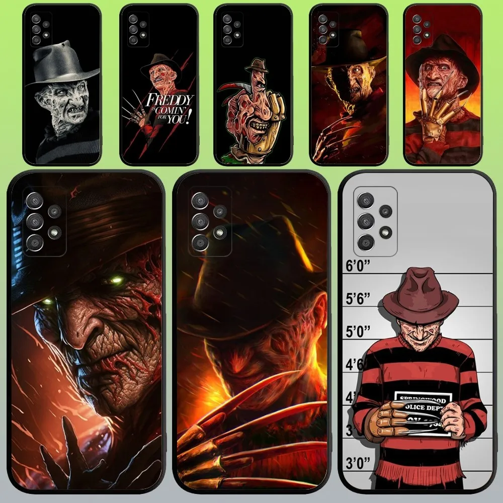 Мягкий черный Чехол F-Freddy Krueger для телефона Samsung Galaxy A20,A21s,A22,A31,A32,A52,A53,A72,73,A80,A91