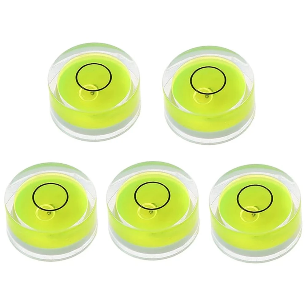 5 шт круглый пузырьковый уровень Mini Spirit Bullseye измерительный прибор уровня L69A инструменты высокого качества
