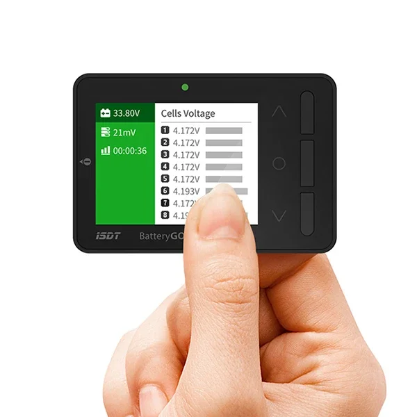 iSDT BG-8S Цветной дисплей с двойной поддержкой BattGO Smart Battery Checker для LiHv LiPo LiFe NiMH NiCd Pb Battery RC Battery Tool