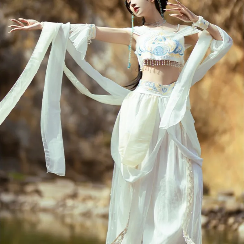 Западные регионы Hanfu женский танцевальный костюм в экзотическом стиле Xishuangbanna