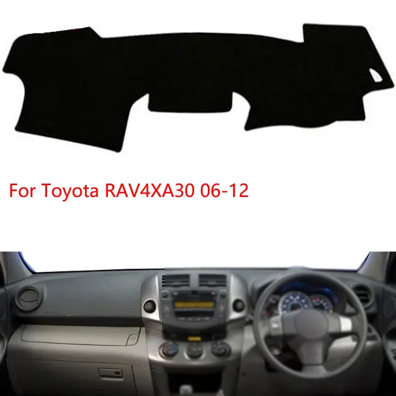 Подходит для Toyota RAV4XA30 06-12, автомобильная крышка приборной панели с центральным управлением, светонепроницаемая накладка на приборную панель автомобиля