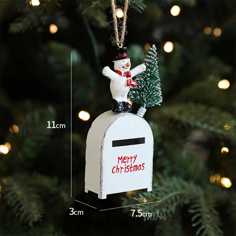 Новое рождественское подвесное украшение Santa Clasu, креативное украшение для рождественской елки, милый почтовый ящик, рождественский декор, рождественское празднование (art.: 3920d1fc7de99) - 3920d1fc7de99