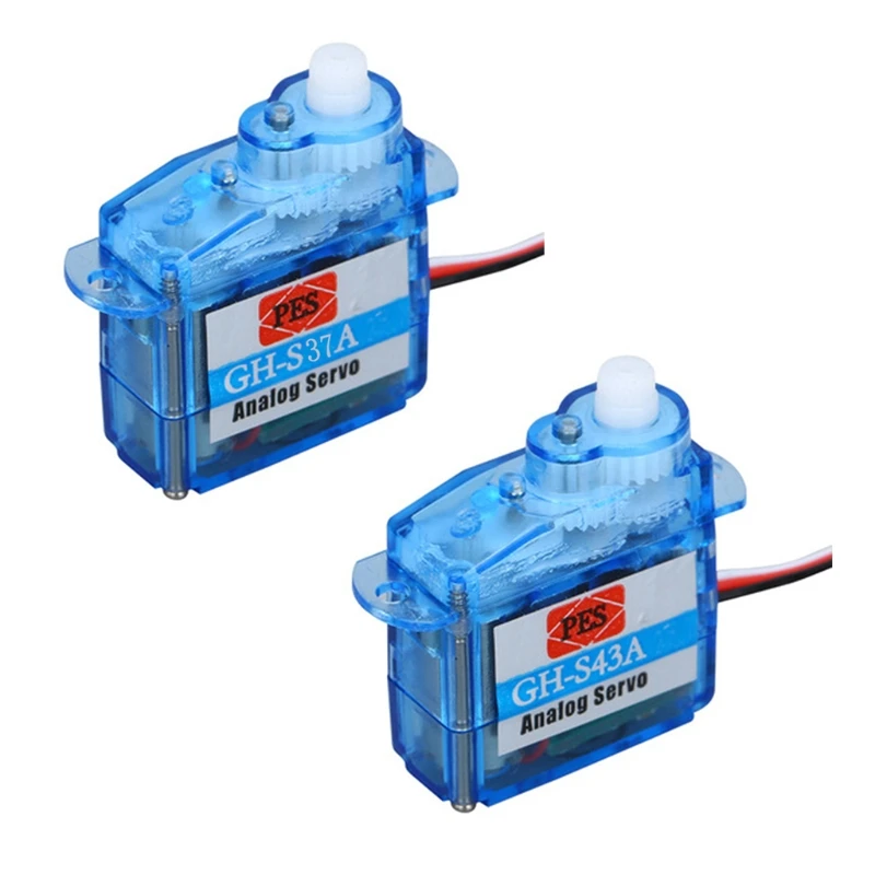 GH-S37A GH-S43A Комплект микро серводвигателя Mini для радиоуправляемого робота, автомобиля, лодки, вертолета