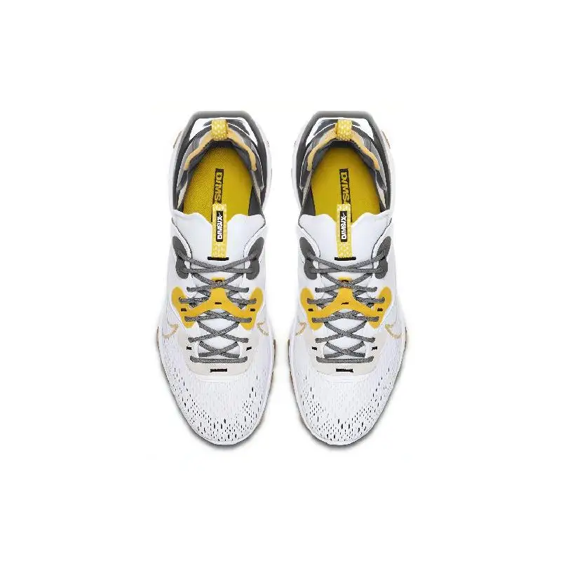 Фото Кроссовки Nike React Vision, белые, железная, серая обувь №4