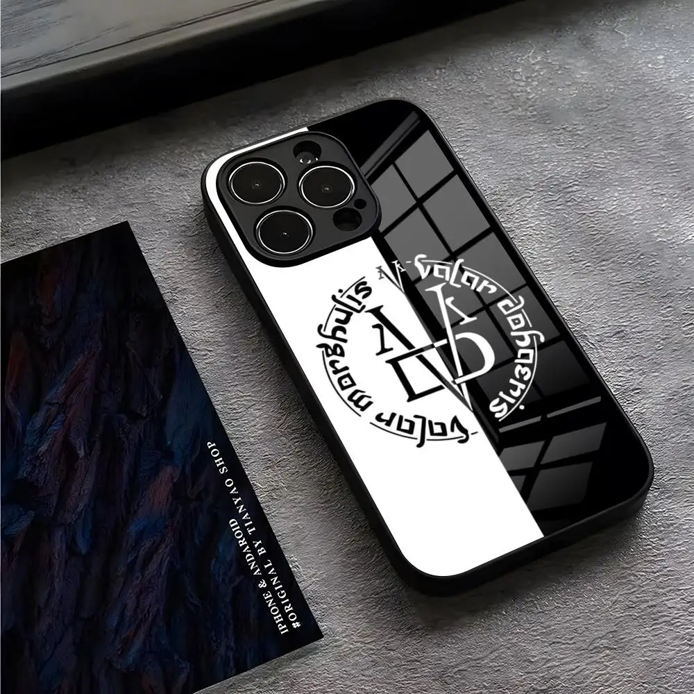Чехол для телефона Valar Morghulis для iPhone 16 Pro Max 14 17 Air 12 15 11 13 Mini X XR XS Max SE, стеклянный чехол