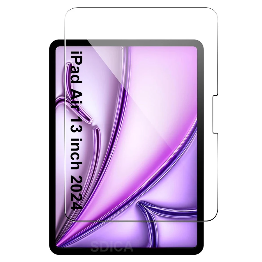 Для iPad Air 13 дюймов 2024 закаленное стекло Защита экрана Air 6 поколения A2903 A2904 планшет против царапин HD защитная пленка