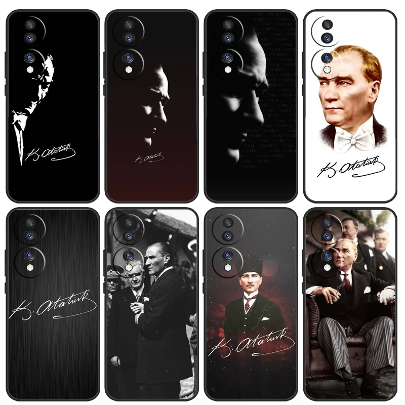 Чехол Mustafa Kemal Ataturk чехол для Honor X8a X9a X7a X6a X9b X6 X7 X8 X9 8X 9X Honor Magic 5 Lite Pro 50 70 90