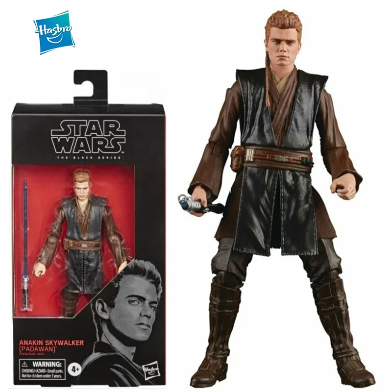 Оригинальная игрушка Hasbro Звездные войны, черная серия, Анакин Скайуокер (падаван), 6-дюймовая Коллекционная экшн-фигурка, игрушки