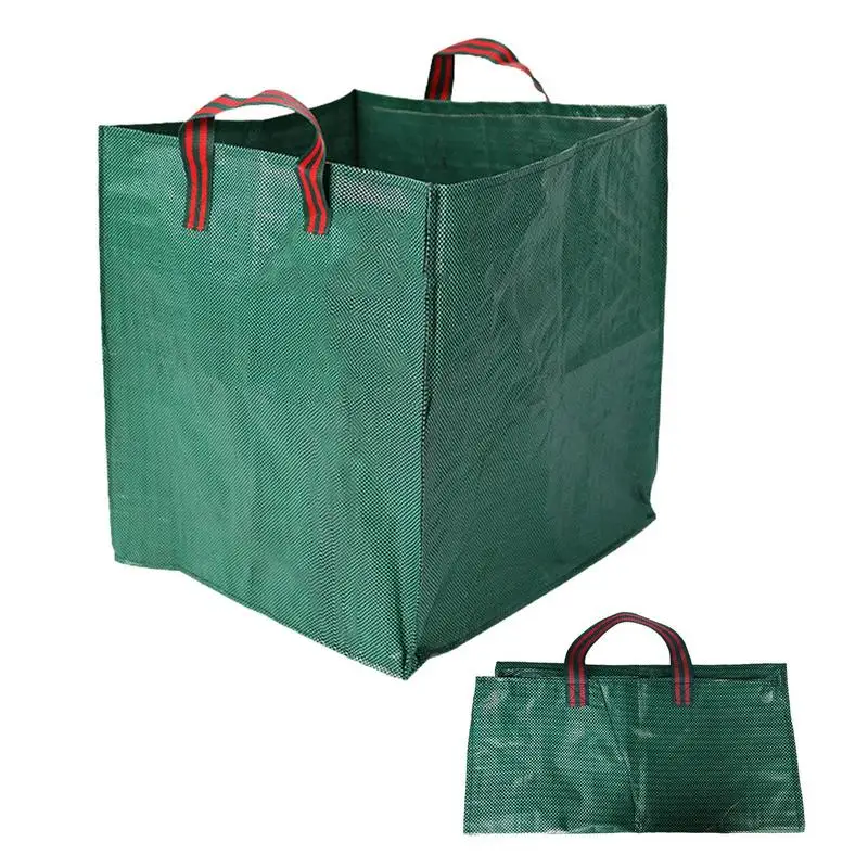 Мешки для газона и листьев, мешки, контейнеры для мусора, 125/270 л, контейнеры для мусора с ручкой, уличный газон, бассейн, мешки для мусора с листьями