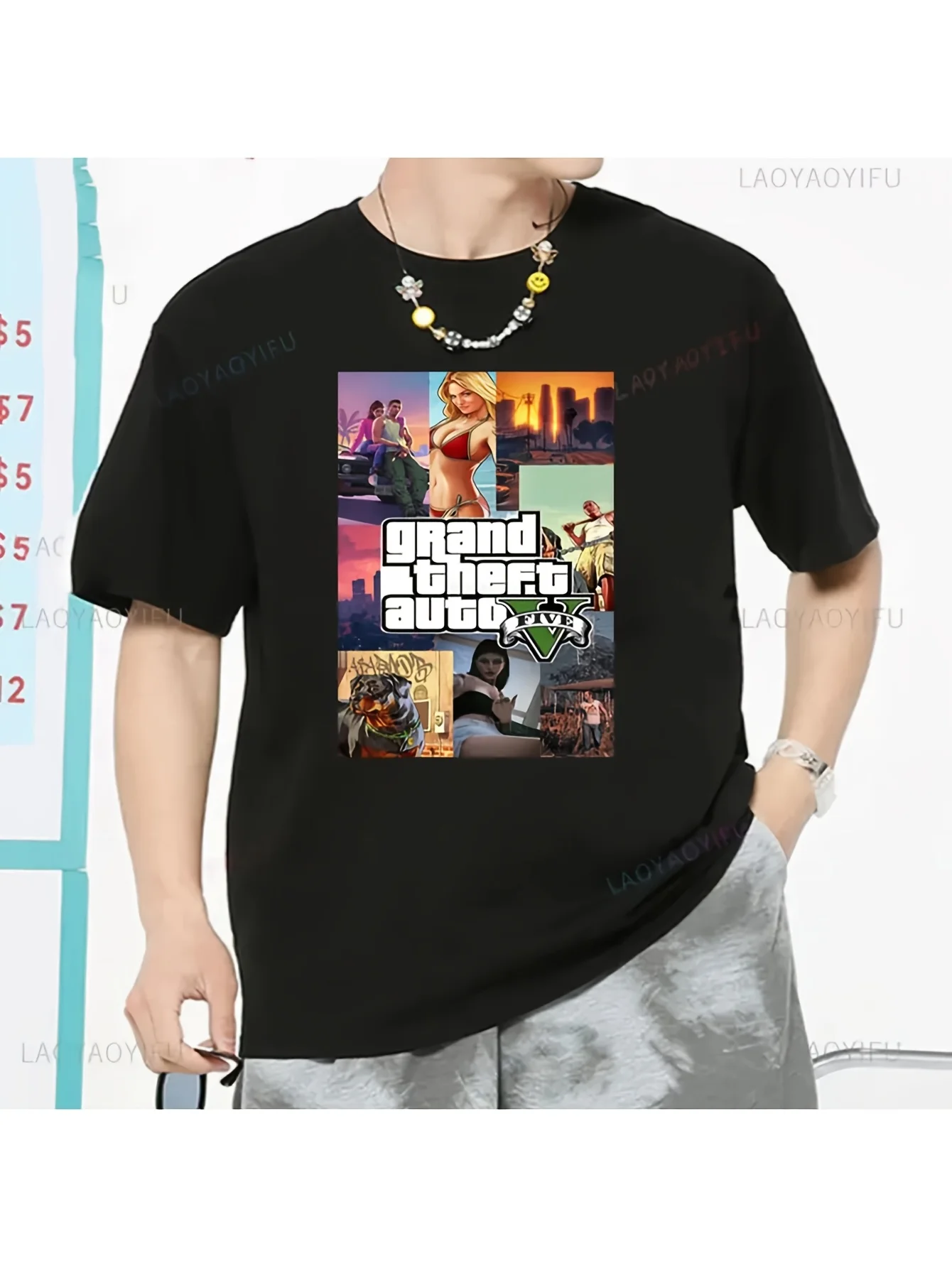 Grand Theft Auto VI GTA 6, футболки с рисунком, уличная модная футболка с короткими рукавами, повседневные футболки унисекс из полиэстера