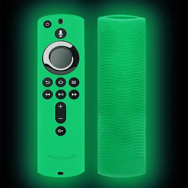 Защитный силиконовый чехол, подходящий для Amazon Alexa Fire TV Stick, чехол для пульта дистанционного управления, противоударный, противоскользящий, прочный чехол для контроллера
