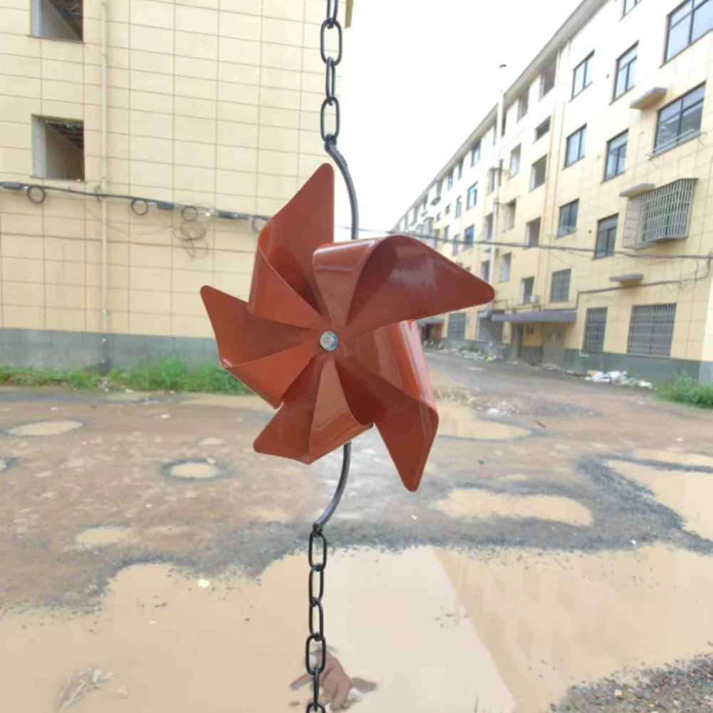 Фото Садовый коллектор воды, уличный желобный декор, садовый декор, функция воды, простая установка, дизайн, функциональный садовый декор №3