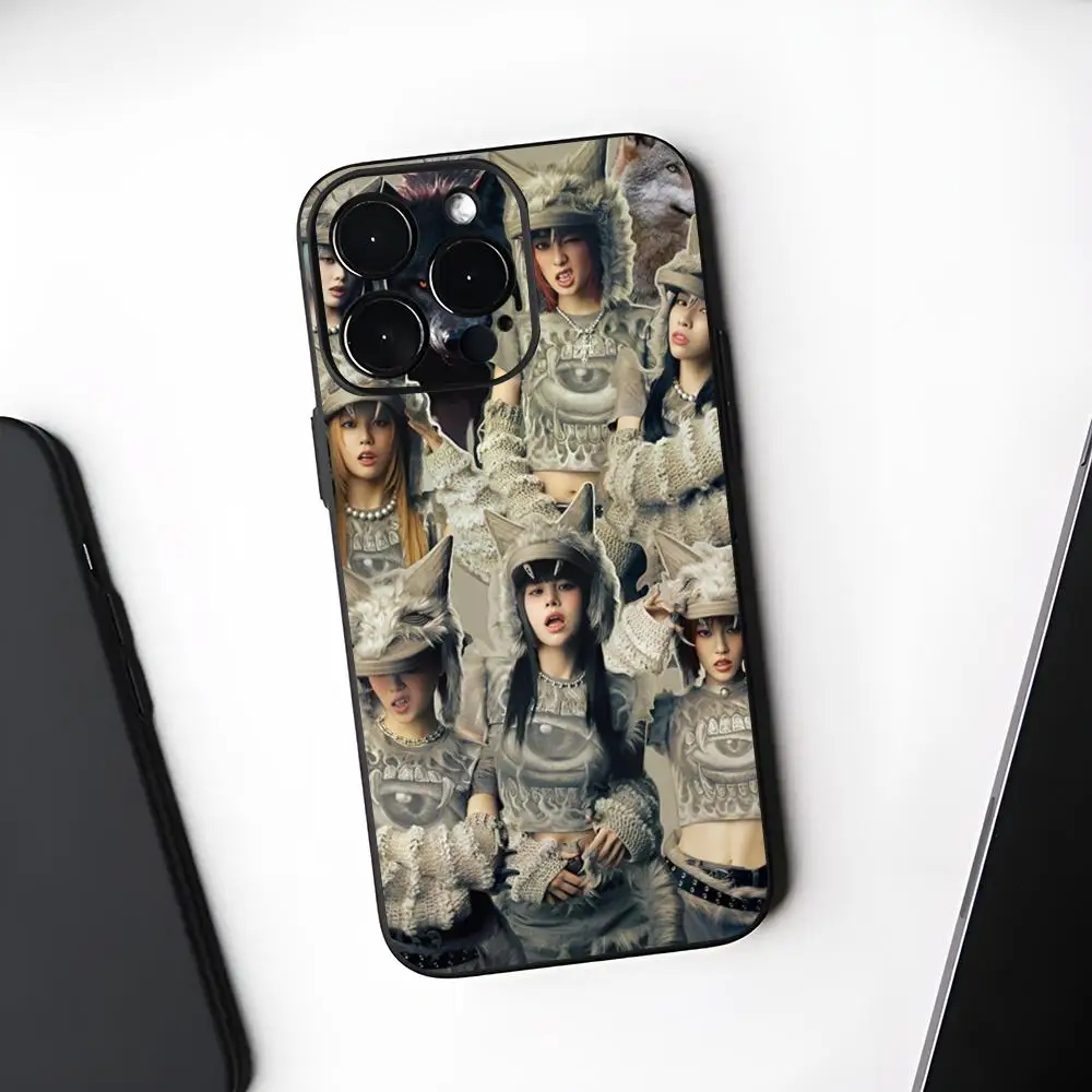 Фото Популярный чехол для телефона Kpop XG Girl, черный, мягкий для Iphone 16, 15, 14, 13, 11, 12 Pro Max Xr X Xs 8 7 Plus №5