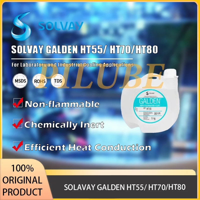 SOLVAY GALDEN HT55/HT70/HT80 Perfluorinated охлаждающая жидкость обеспечивает низкую токсичность для промышленного применения. Оригинальный продукт. Промышленные запасные части