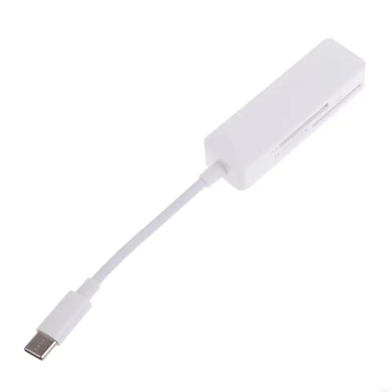 Фото F68C 3 в 1 кард-ридер, универсальный TFSD кард-ридер, USB C, высокоскоростной кард-ридер, конвертер для мобильных телефонов, №2