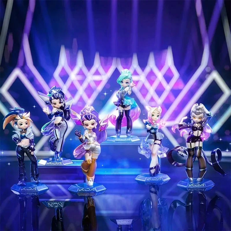 Фото POP MART League of Legends K/DA ALL OUT Series Blind Box Toys Guess Bag Mystery Box Mistery Caixa Фигурка Surpresa Model №2