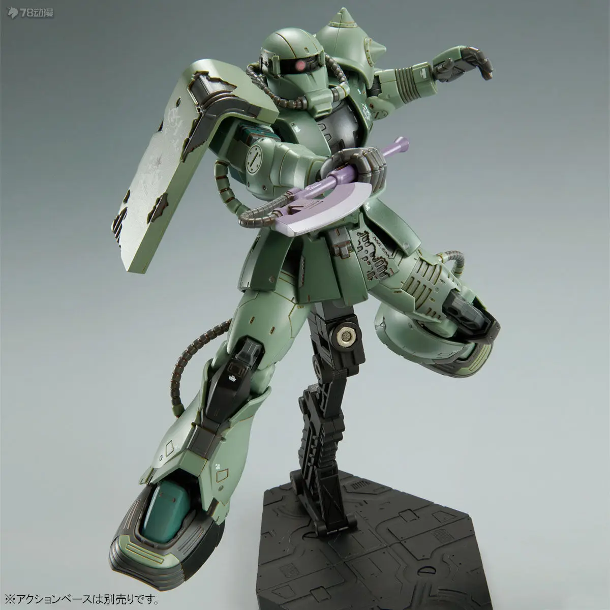Фото В наличии WEIMEI HG 1/144 Набор моделей в сборе Cucuruz Doans Zaku MS-06F Battle Damaged WM Фигурка Пластиковая модель Пользовательские игрушки №5