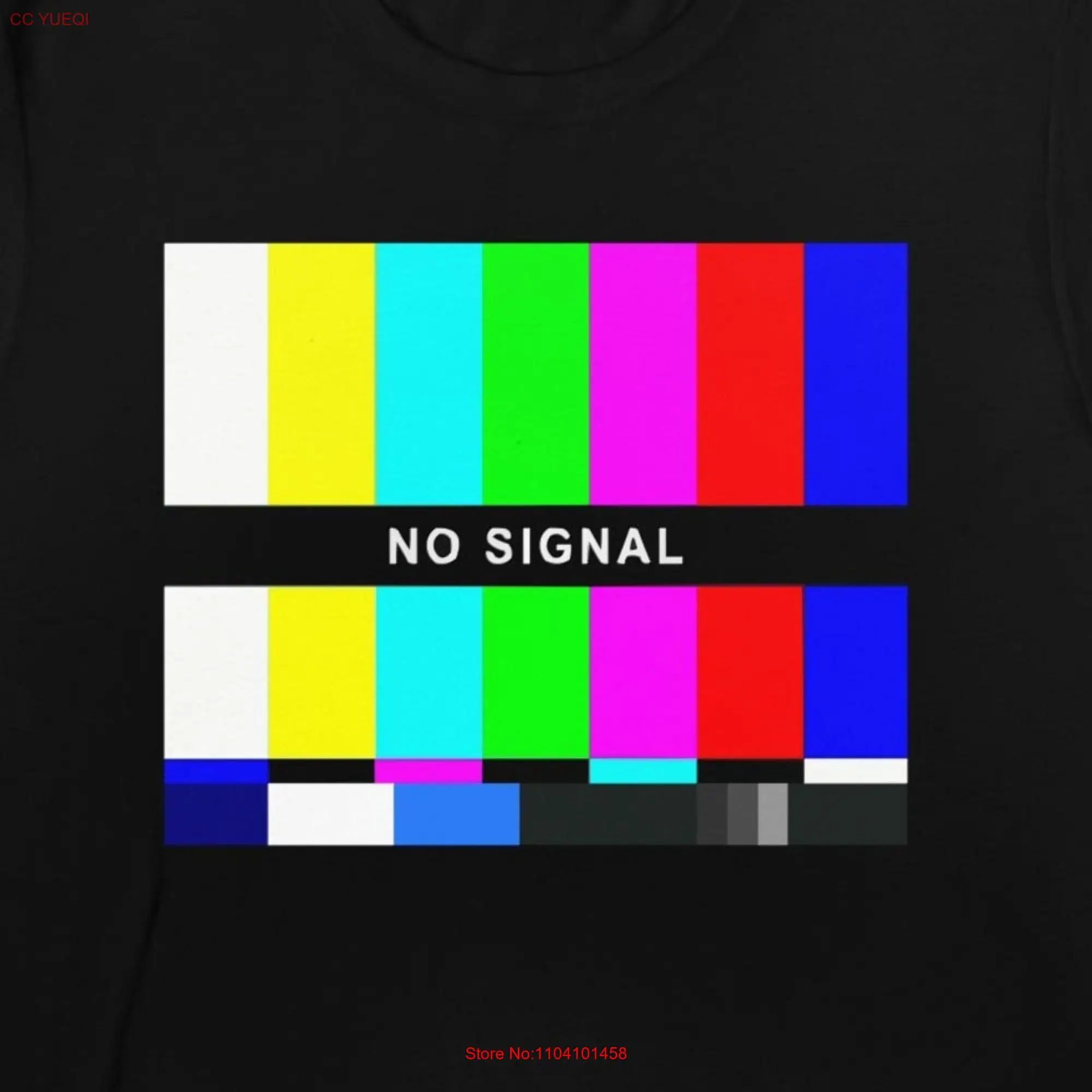 Футболка Triblend без сигнала TV Color Board в стиле ретро 80-х 90-х годов с длинными или короткими рукавами