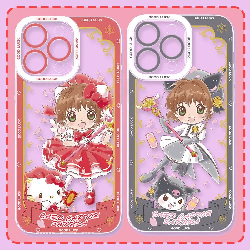 Lovely Melody Sakura Soft Case For Xiaomi Redmi Note 13 12 11 Pro Plus 4G 5G 12S 11S 10 10S 9 9S 8 13C 12C 10C Silicone Cover