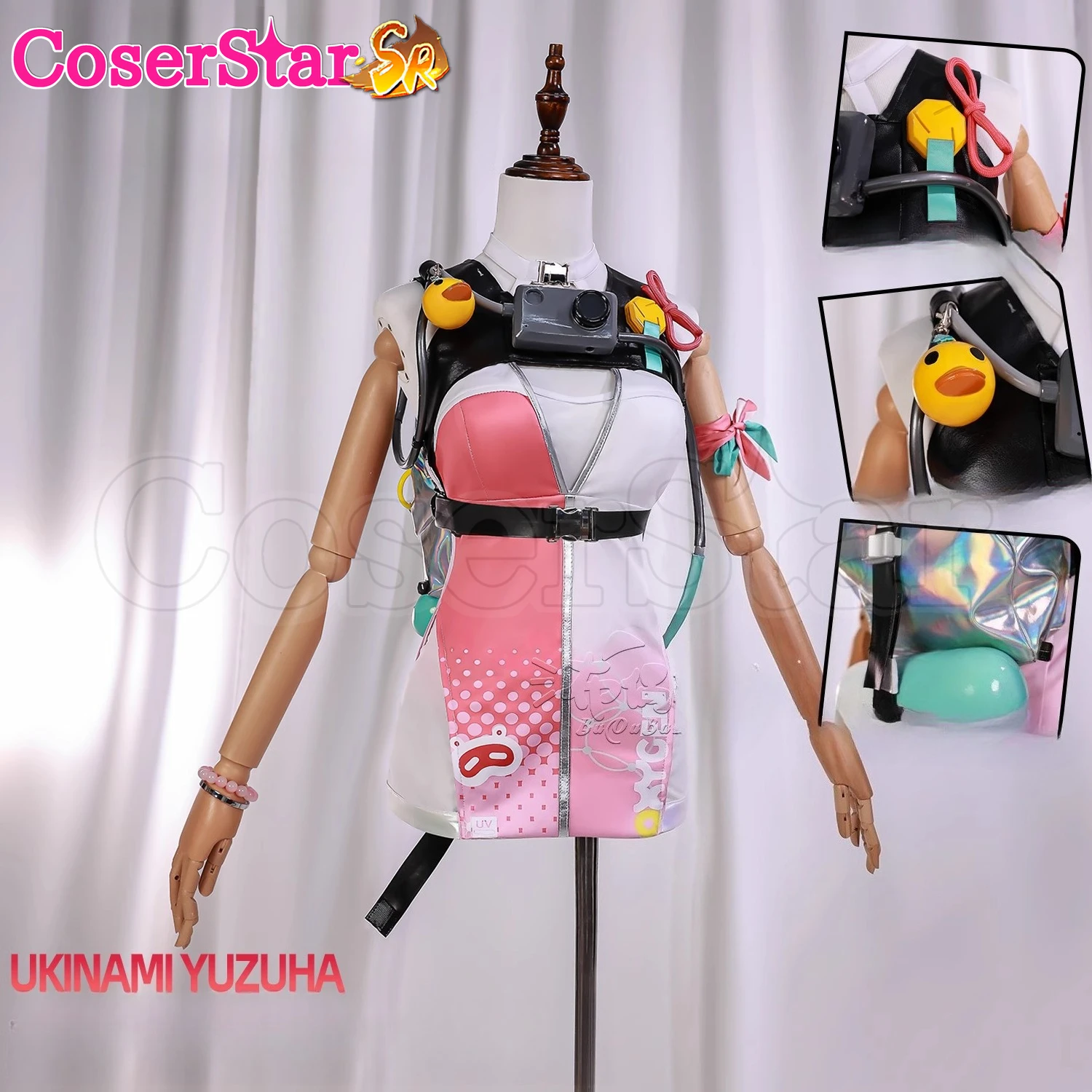 CoserStar-SR Game Zenless Zone Zero ZZZ Ukinami Yuzuha Косплей Костюм Женский Хэллоуин Вечеринка Ролевая Игра Comic Con