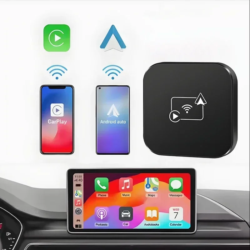 Фото Для Chevrolet Camaro Проводной Carplay к беспроводному смарт-ключу Автомобильная коробка WIFI Bluetooth Быстрое подключение Беспроводной адаптер Plug And Play №5