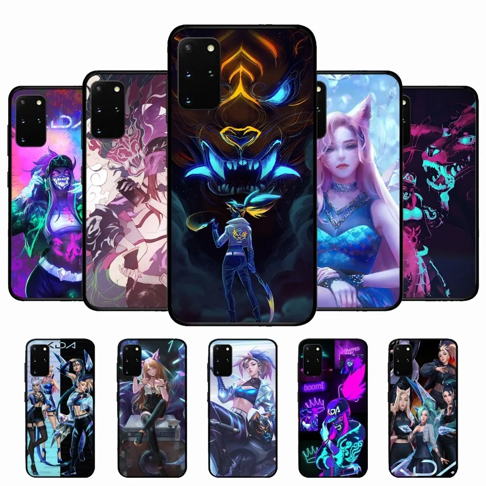 Чехол для телефона LOL KDA для Samsung S 9 10 20 21 22 23 30 23plus lite Ultra FE S10lite Fundas