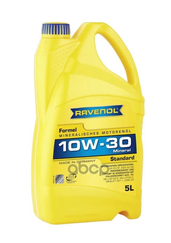Ravenol Моторное Масло Ravenol Formel Standard Sae 10w-30 ( 5л) New Автоматическая Коробка Передач|Масло