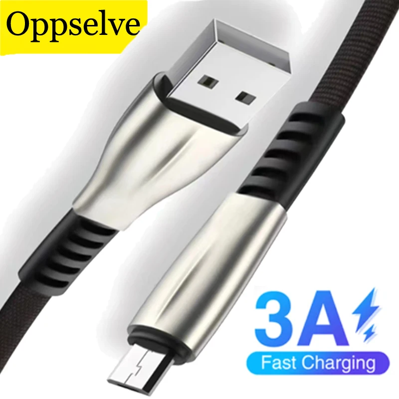 Универсальный Micro USB Type-C 3A кабель для быстрой зарядки 3 м USB C кабель для быстрой зарядки и передачи данных провод для POCO Macbook Pro Huawei Samsung S22