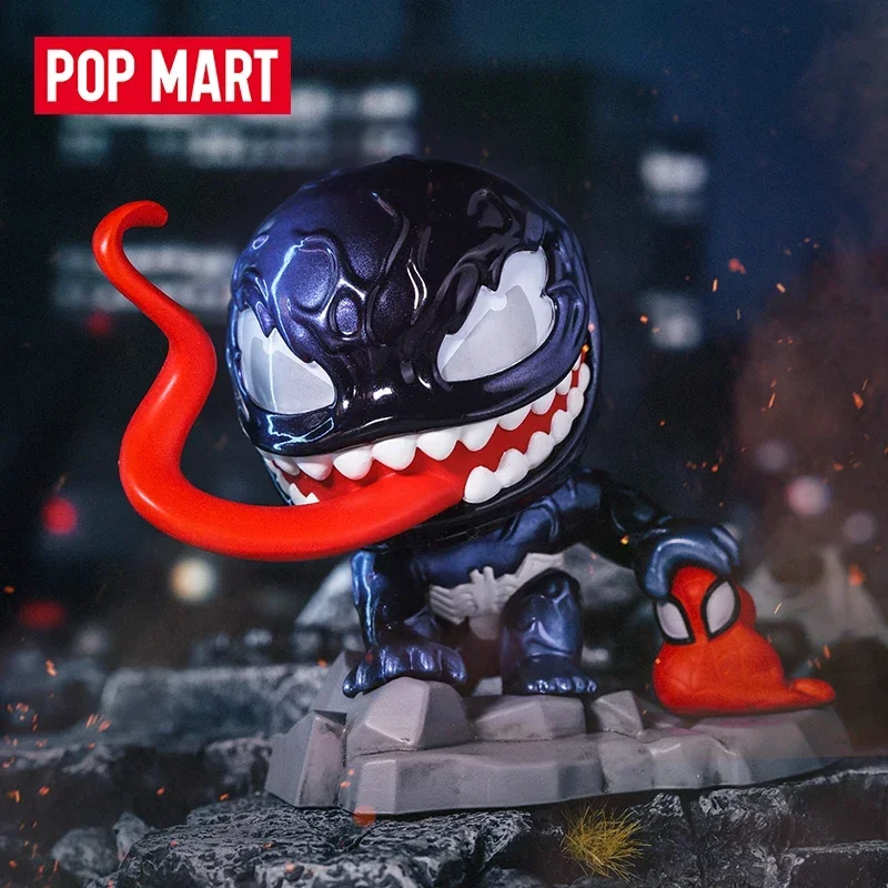 POP MART Spider and Venom Series Blind Box Toys Mystery Box Mistery Caixa Фигурка Surpresa Симпатичная модель Подарок на день рождения