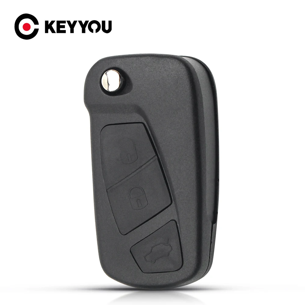 Складной автомобильный ключ KEYYOU, 1 шт., 3 кнопки, для Ford KA MK2 2008-2016