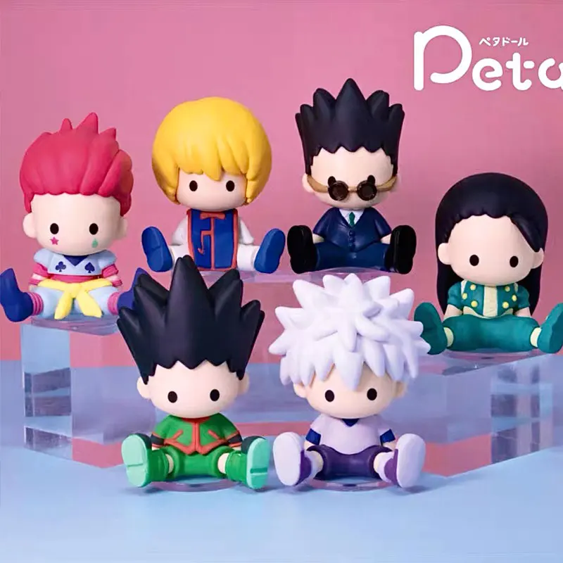 5 см HUNTER×HUNTER слепая коробка GK Chrollo Lucilfer фигурки Phantom Troupe аниме коллекция из ПВХ модель орнамент игрушки на день рождения
