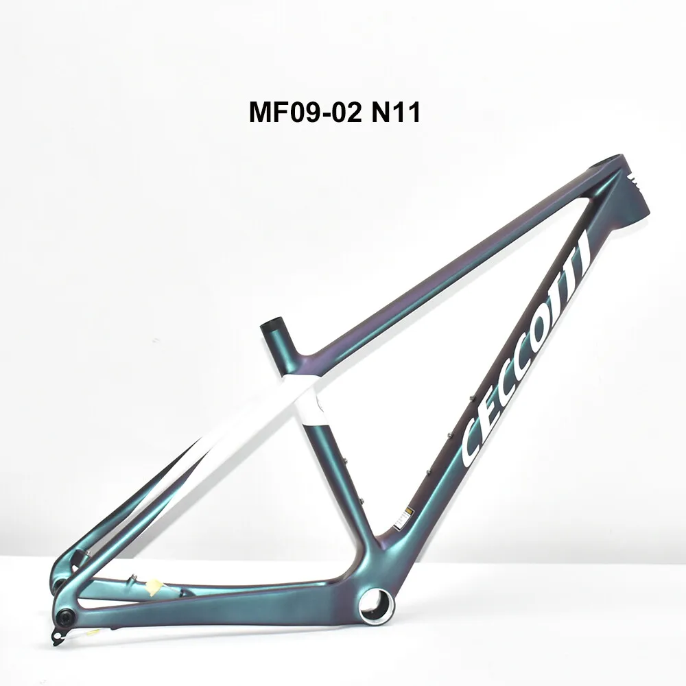 Фото Карбоновая рама MTB CECCOTTI 29er 2025 года, горная рама с полным скрытым тросом, подвесная езда на велосипеде с нижним кронштейном с резьбой T47, 148*12 мм №4