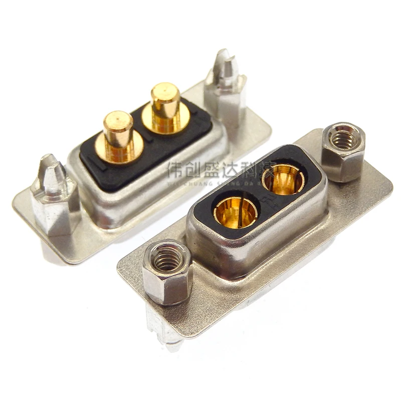 1 шт. 2w2 30A 2-контактный позолоченный мужской и женский сильноточный разъем питания D-Sub Адаптер для припояподключаемой вилки Разъем для сварки DB (art.: 3920cd6490f35) - 3920cd6490f35
