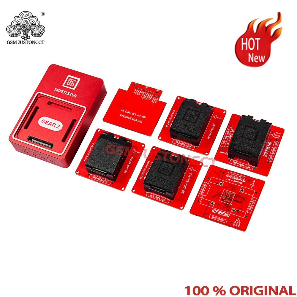 2024 новейший оригинальный MIPITESTER / MiPi Box Max программатор/GEAR2 + UFS-BGA153 + UFS-BGA254 + UFS-BGA297 + EMMC-13IN1 + ISP_NB1
