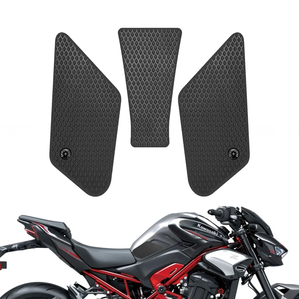 Для Kawasaki Z900 2025-токовая тяговая накладка на бак мотоцикла, противоскользящая наклейка, газовая наколенница для улучшения езды