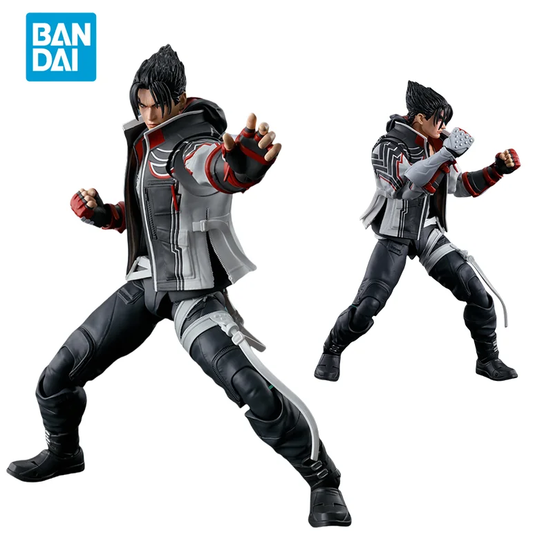 Прямая доставка Bandai, оригинальная аниме Tekken 8, Коллекционная модель SHF JIN KAZAMA, экшн-фигурка, игрушки для детей, подарок