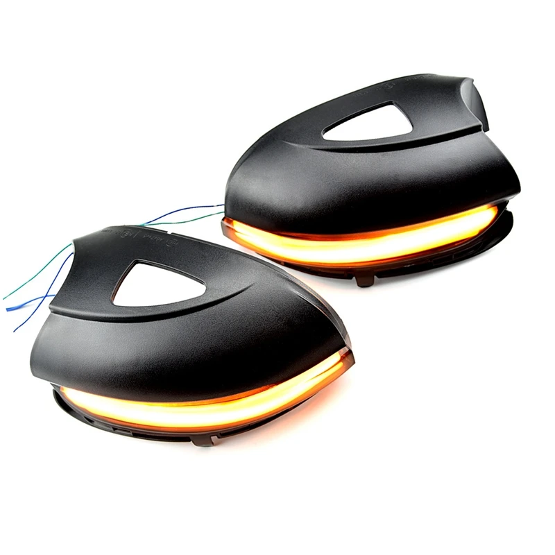 Фото LED Side Wing Dynamic Turn Signal Light Rearview Mirror Indicator For-GOLF 6 VI MK6 R Line R20 Touran №4