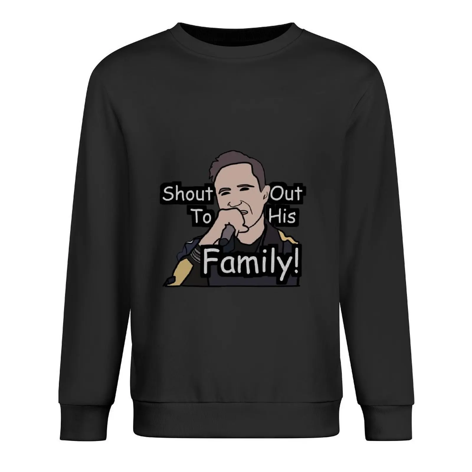 Shout Out To His Family David Guetta Meme пуловер мужская одежда мужская одежда японский стиль мужская одежда толстовки мужские