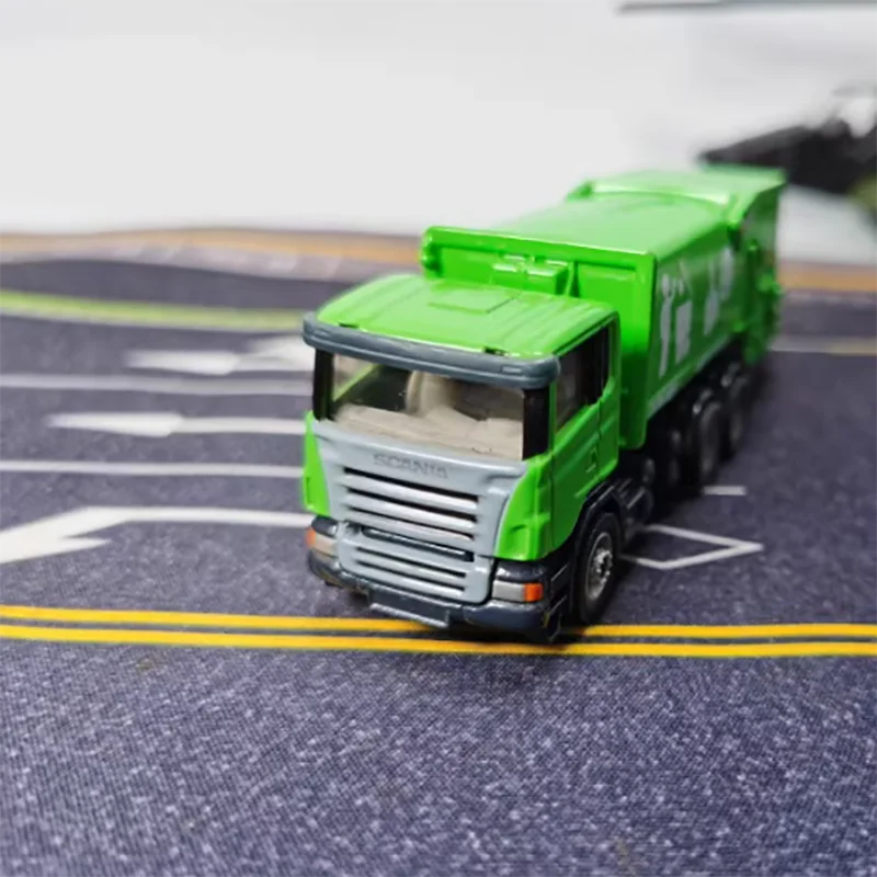 Отлитый под давлением в масштабе 1:87 SIKU Scania мусоровоз 1890 модель автомобиля из сплава готовая имитация Коллекция украшения подарок игрушки дисплей