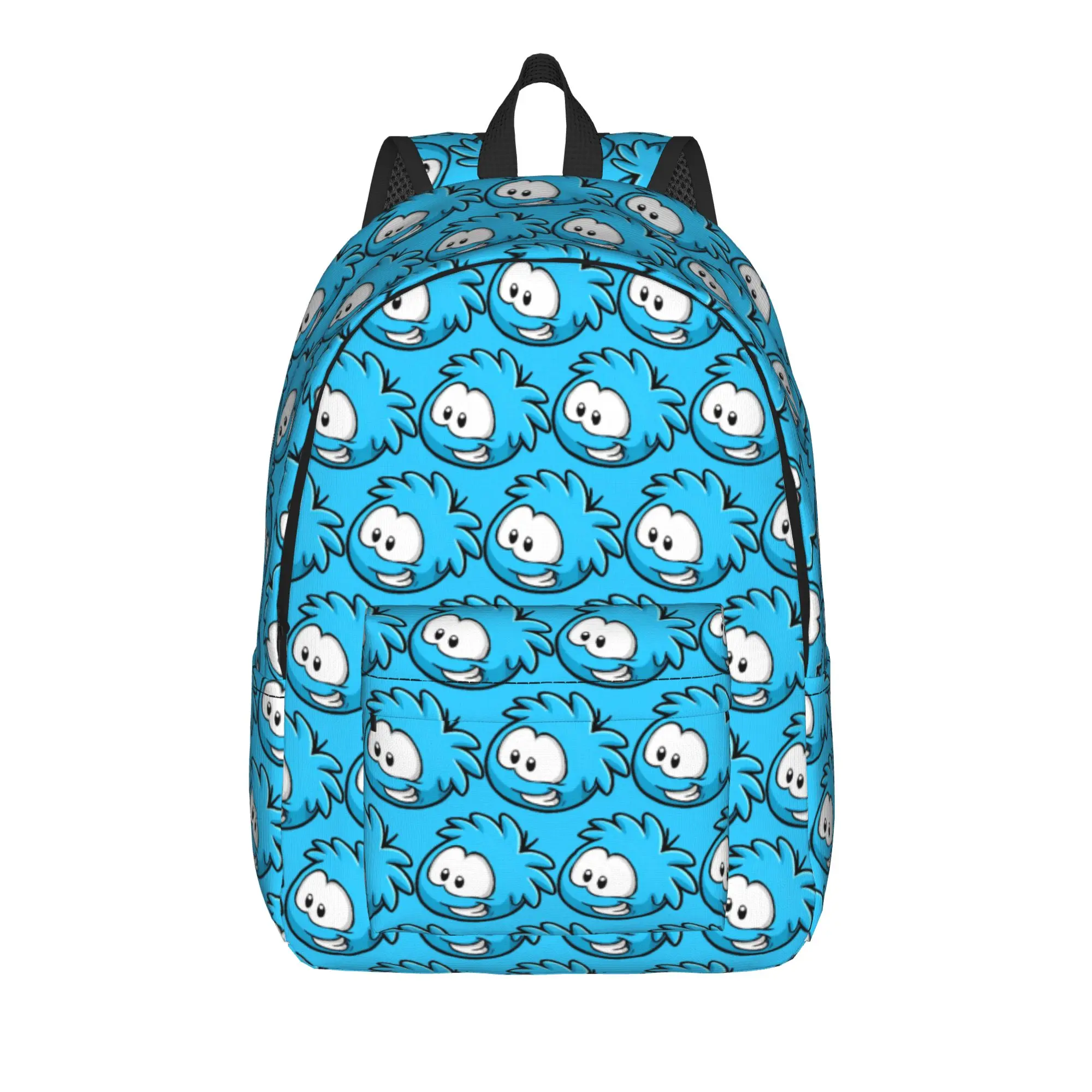 Модный рюкзак Club Penguin Blue Puffle, модный рюкзак для работы и учебы, для мужчин и женщин, холщовые сумки для ноутбуков