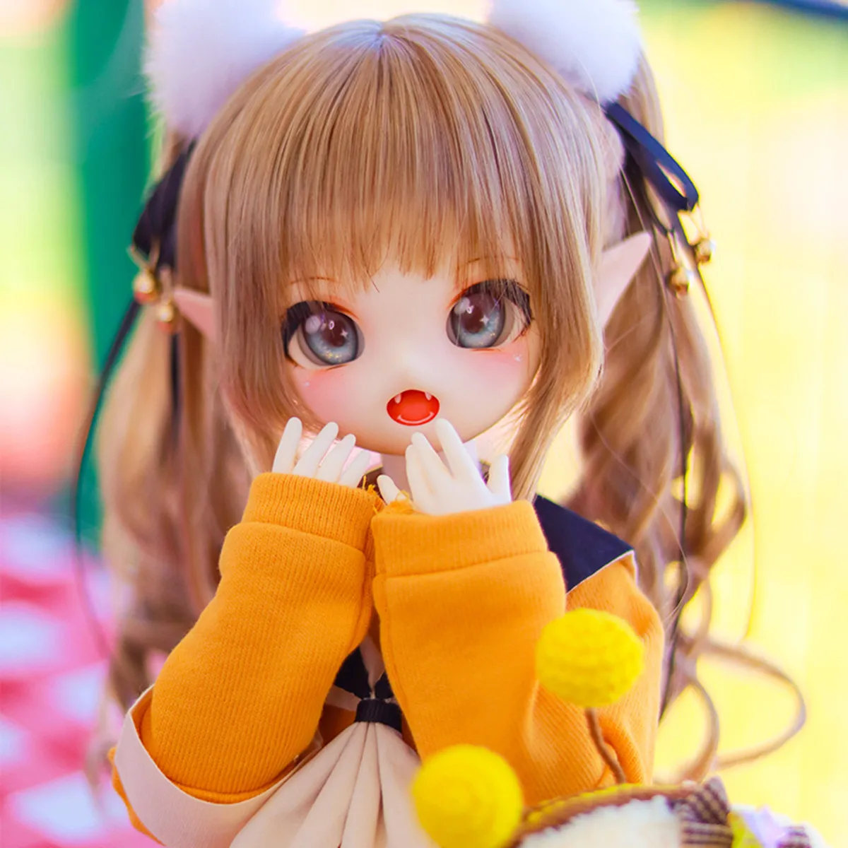 BJD кукла 1/4 лиса милая девушка красивый мультфильм усовершенствованная игрушка из смолы подарок на день рождения куклы в предложениях шарнирные куклы