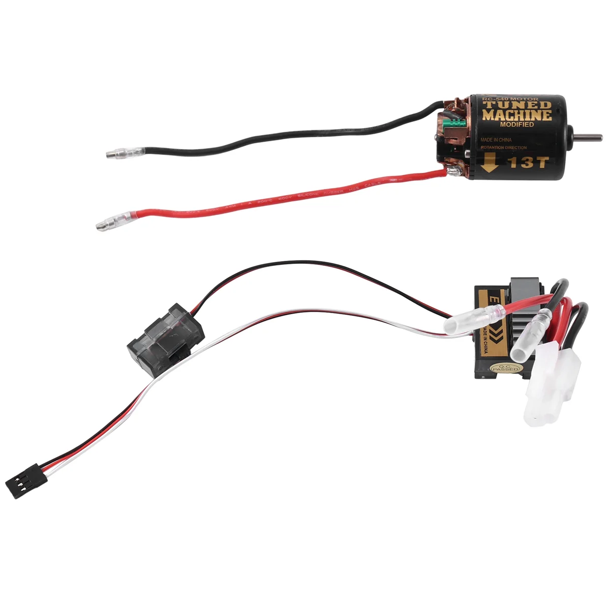320A ESC + 540 щеточный двигатель 13T для радиоуправляемого автомобиля Axial SCX10 TRX4 D90 Redcat,1