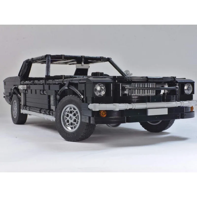 MOC-47038 Черный Классический 90-х Культовый Спортивный Гоночный Автомобиль Строительный Блок Модель2544Детали MOC Творческий Мальчик Детская Игрушка Подарок На День Рождения