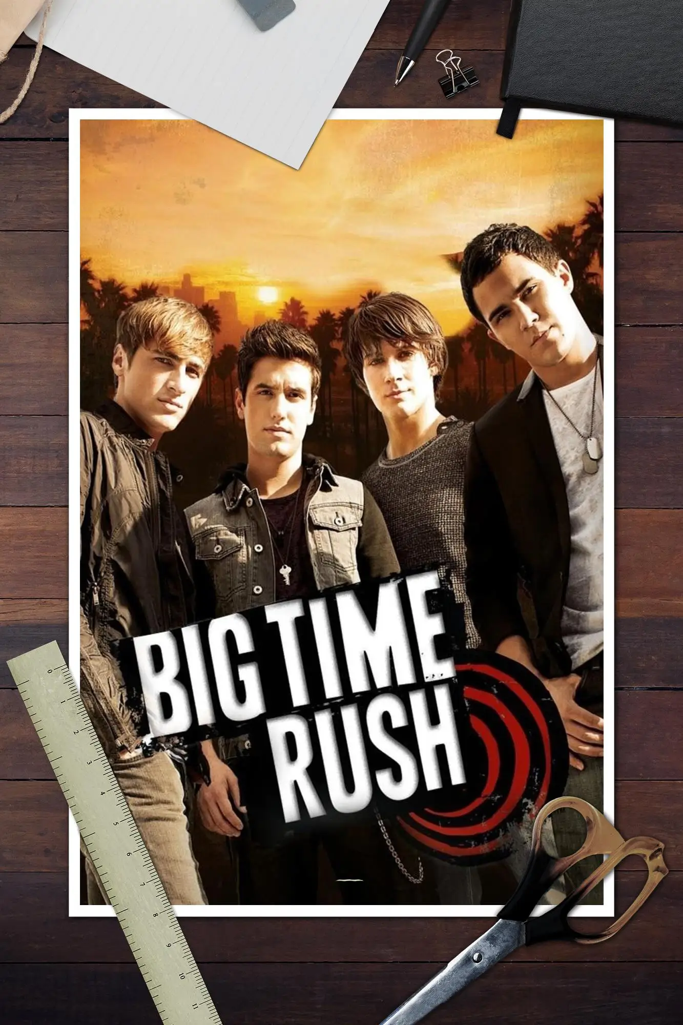 Фото Big Time Rush Холст Художественный постер и настенное искусство, печать с изображением, современный декор для семейной спальни, постеры №3