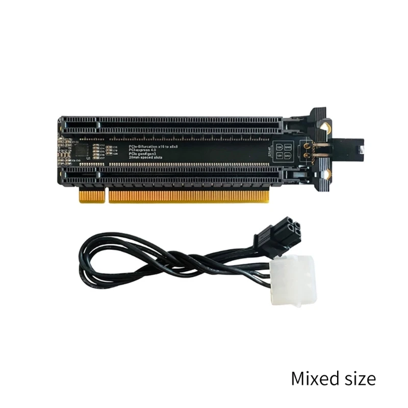 PCIe-Bifurcation x16 — X8X8 4P Блок питания Gen4 Split Card Splitter Card (art.: 3920c4aae3148) - 3920c4aae3148