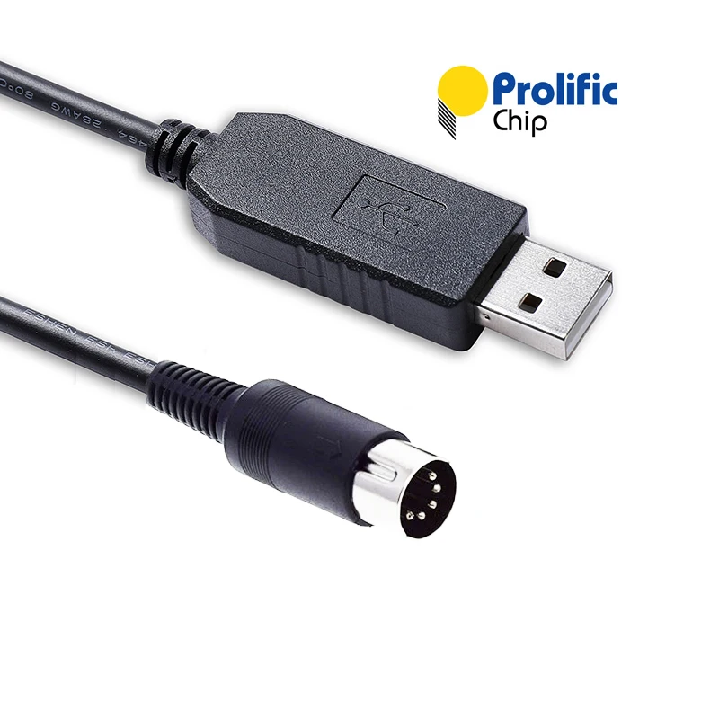 Совместимый телефон Prolific USB RS232 к 7-контактному кабелю с разъемом Din для взвешивания FG/HC-i/AX-USB-DIN/HV-WP