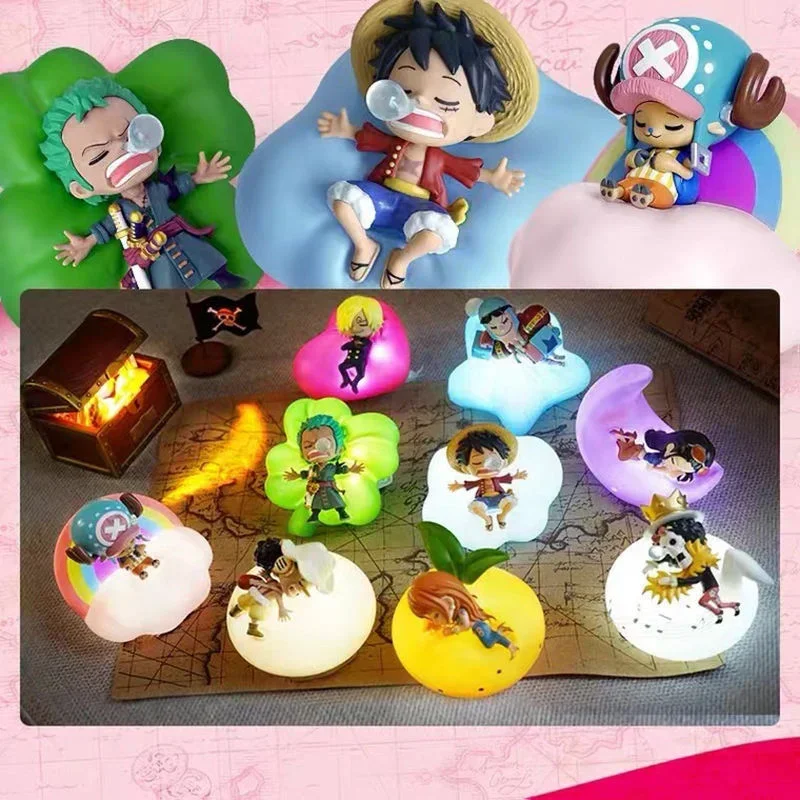 ONE PIECE Luffy слепая коробка серии сладкие мечты ночник орнамент Саурон милый кавайный креативный подарочная коробка-сюрприз ручной работы