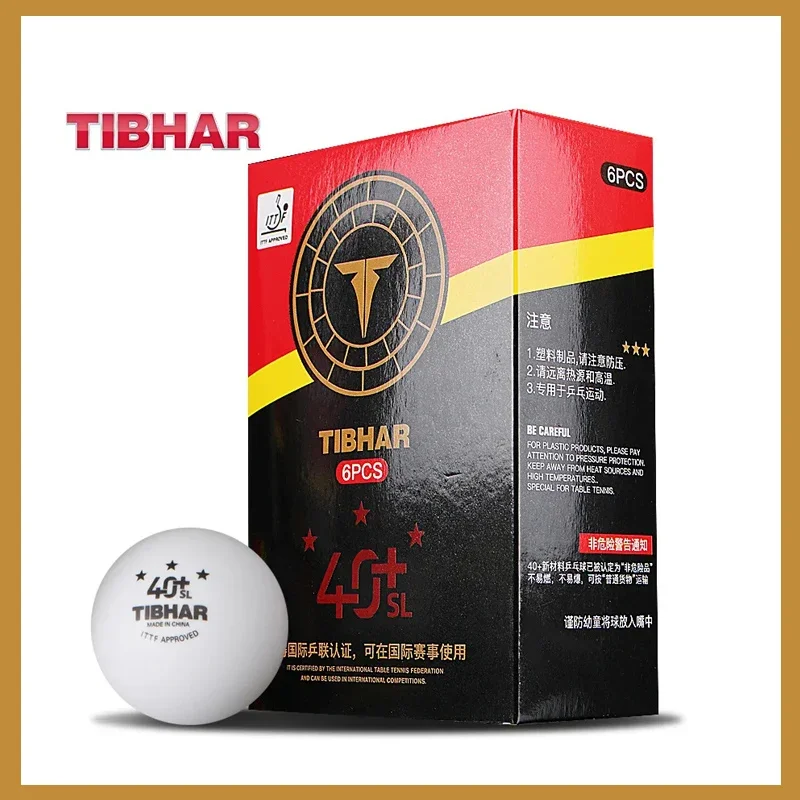 TIBHAR 3-звездочный бесшовный мяч для настольного тенниса 40 + Новые пластиковые одобренные ITTF профессиональные мячи для пинг-понга для тренировочных соревнований