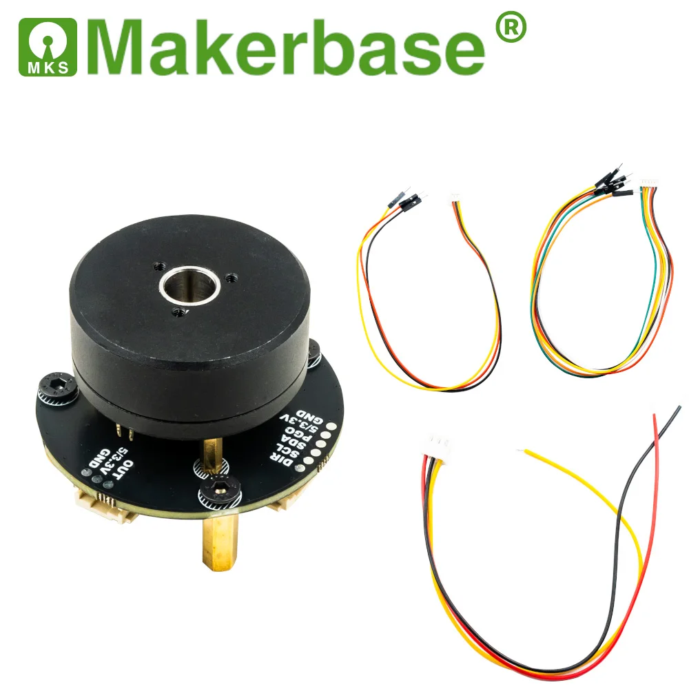 Фото Двигатель Makerbase 2804/5010 с энкодером AS5600 AS5047 Простой бесщеточный FOC №3